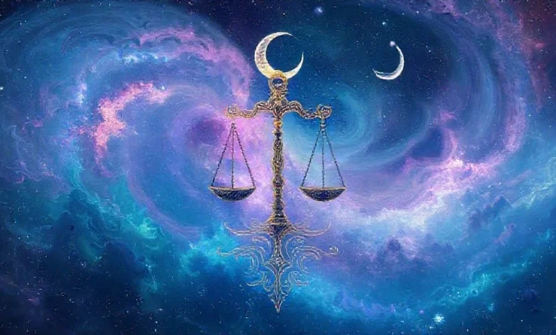 Terazi burcu neden sürekli fikir değiştirir? Kararsızlık ve denge arayışını anlatan astroloji görseli.